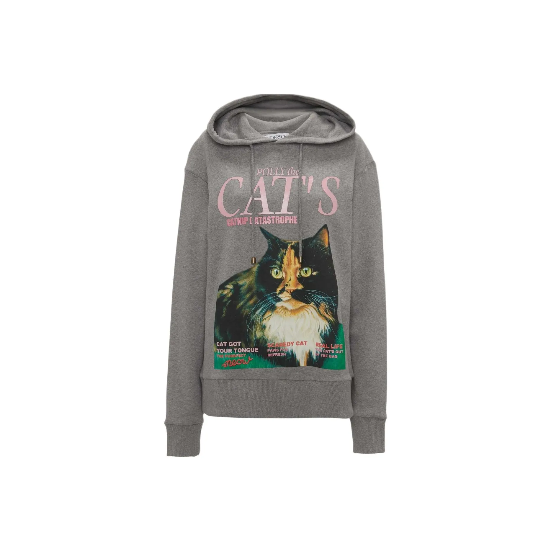 JW Anderson shell cat Printed Hoodie