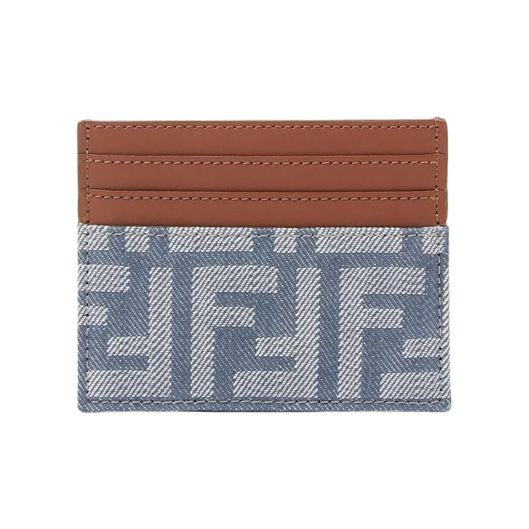 FENDI Хлопок Держатель для карт Унисекс Синий
