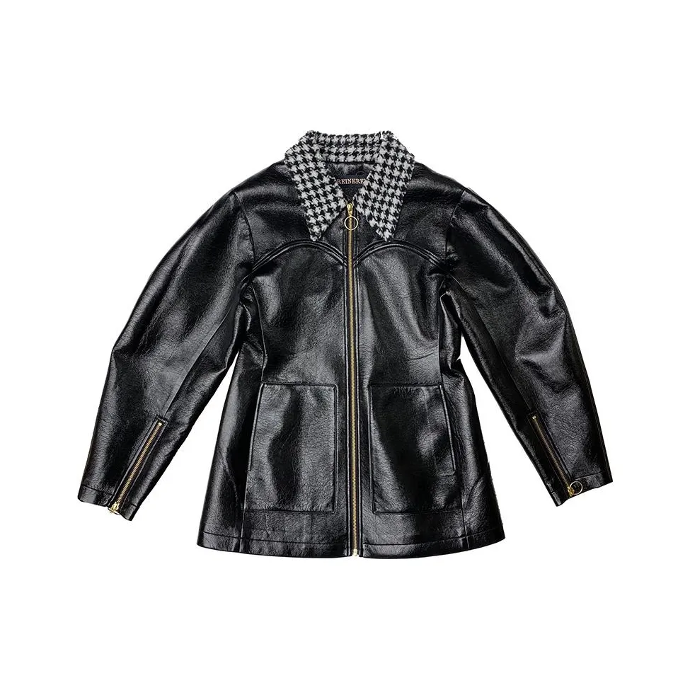 REINEREN Cinched Waist Jackets & Coats Women's Black