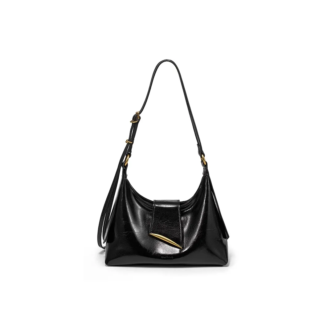 Simedin Сумка через плечо из коровьей кожи маленькая сумка на плечо женский глубокий черный жемчужный белый солнечный желтый маррон