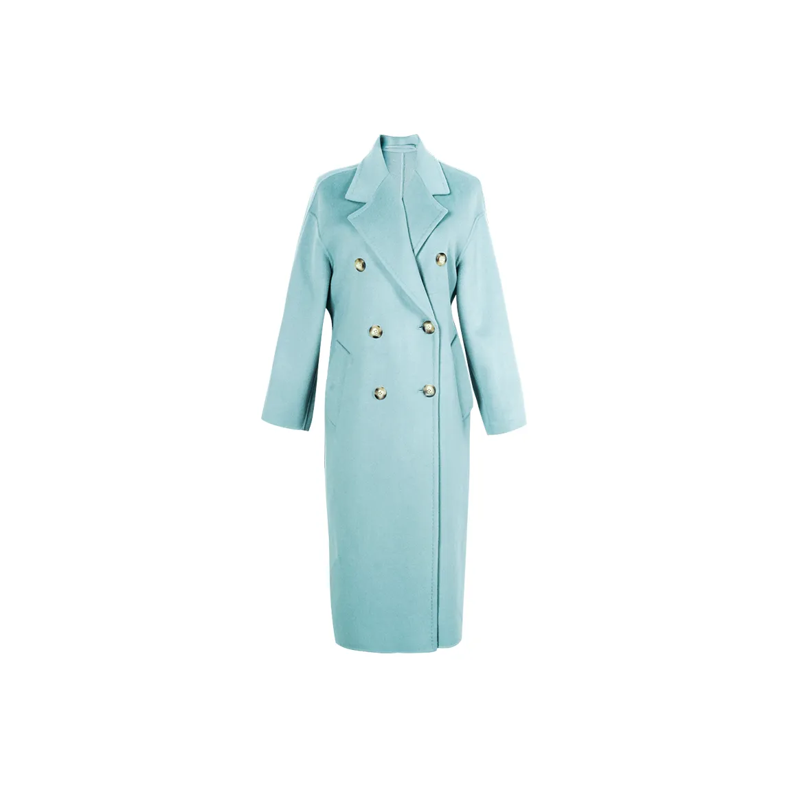 MISSSHINE Изумрудно-зеленое Женское Пальто