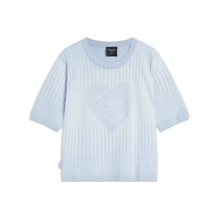 Подкладка Disney рубашка женские облачно-голубой сливочный жаккард