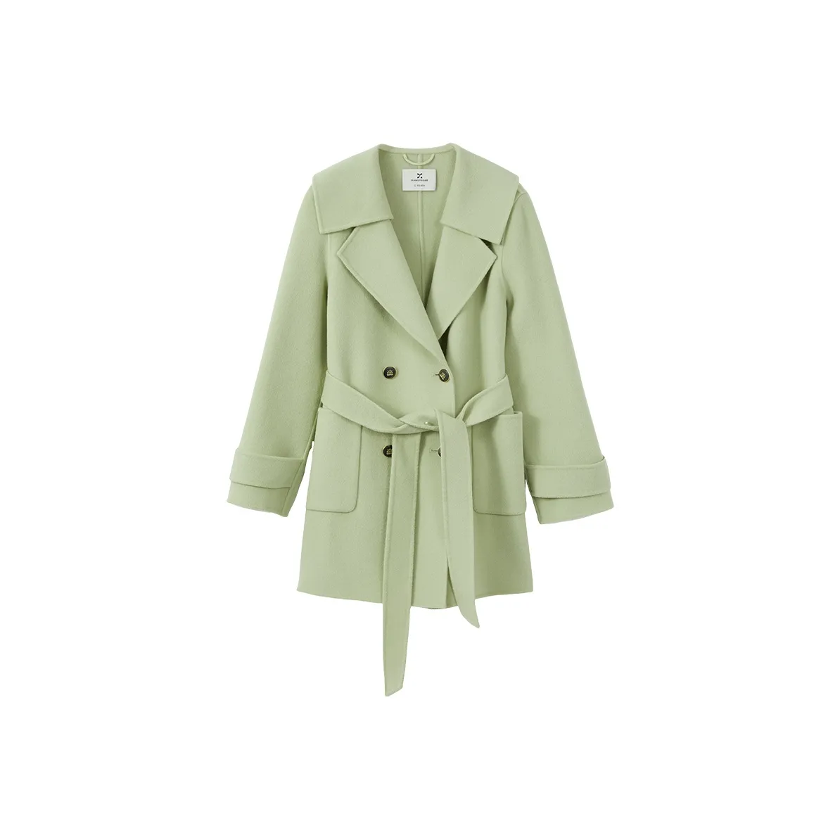 XIANGYING Coats Women's Fruit Green
