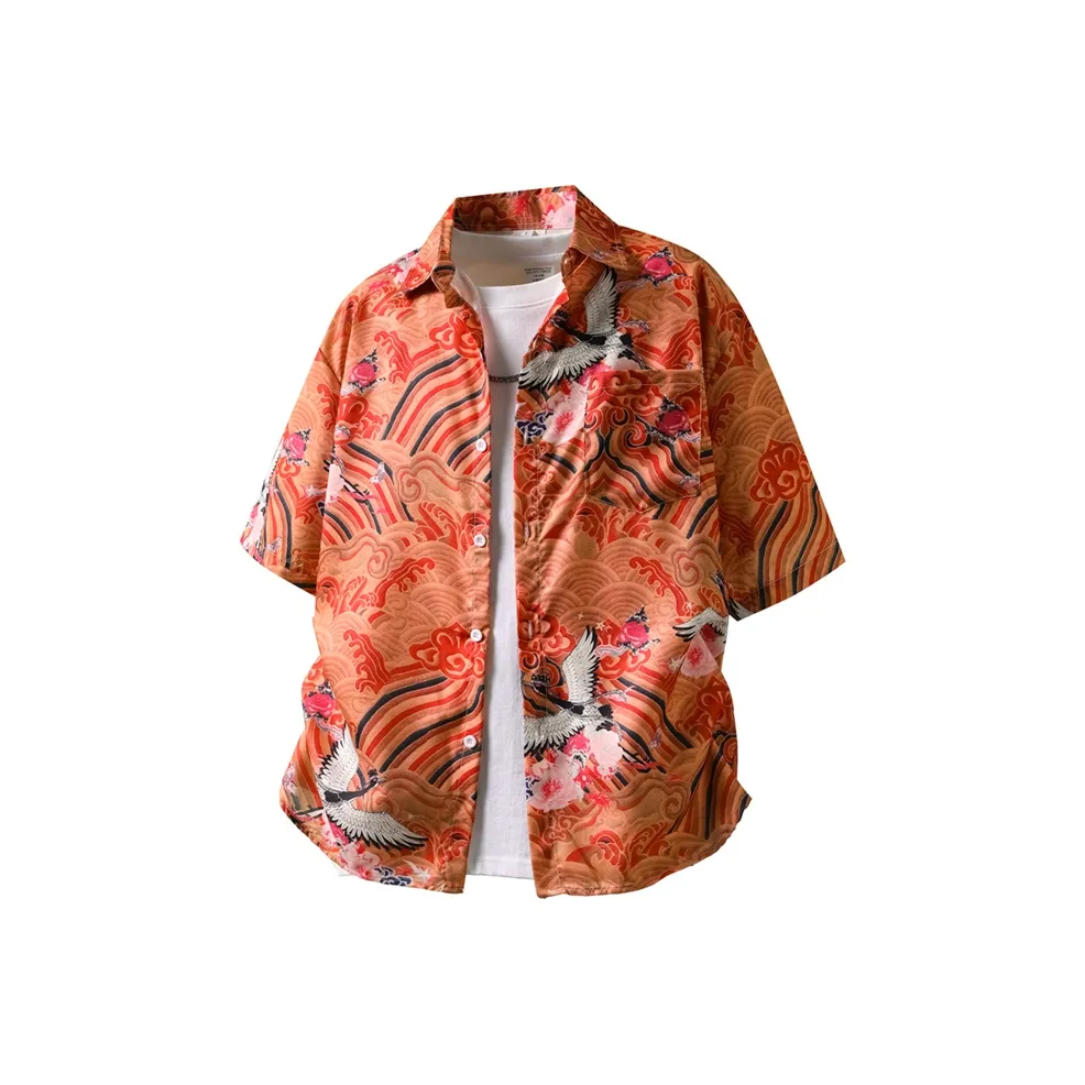 BEAR UNION Красный Унисекс Рубашки