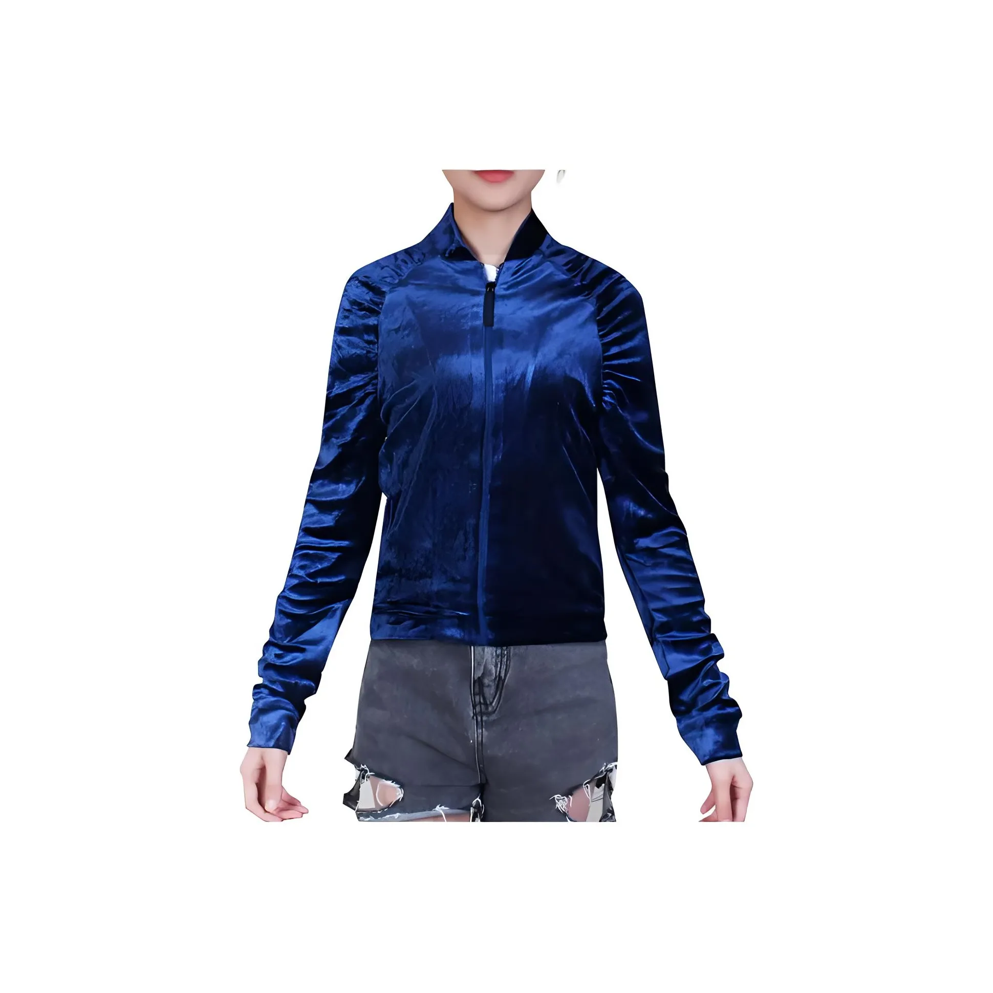 VERSACE Куртки и Пальто Женские Синие