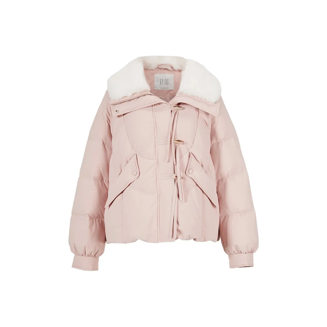 XIANGYING Пуховик Женский Розовый