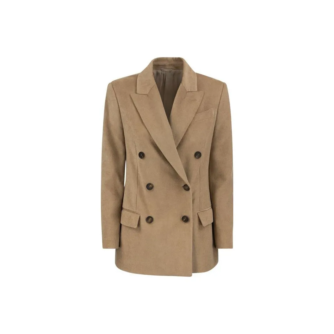 Brunello Cucinelli Business Suits Women's Chestnut