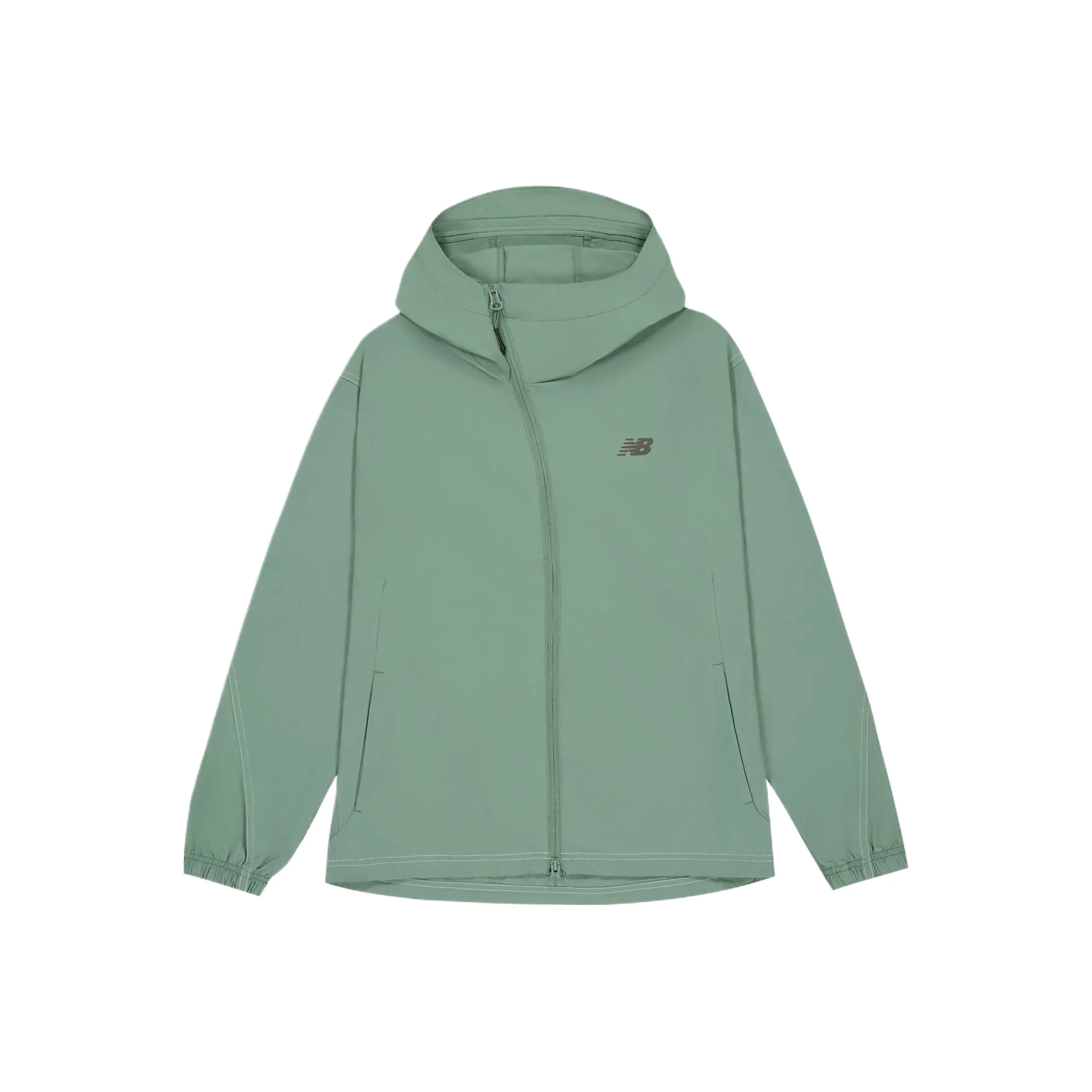 New Balance Куртка Мужская Армейская Зеленая
