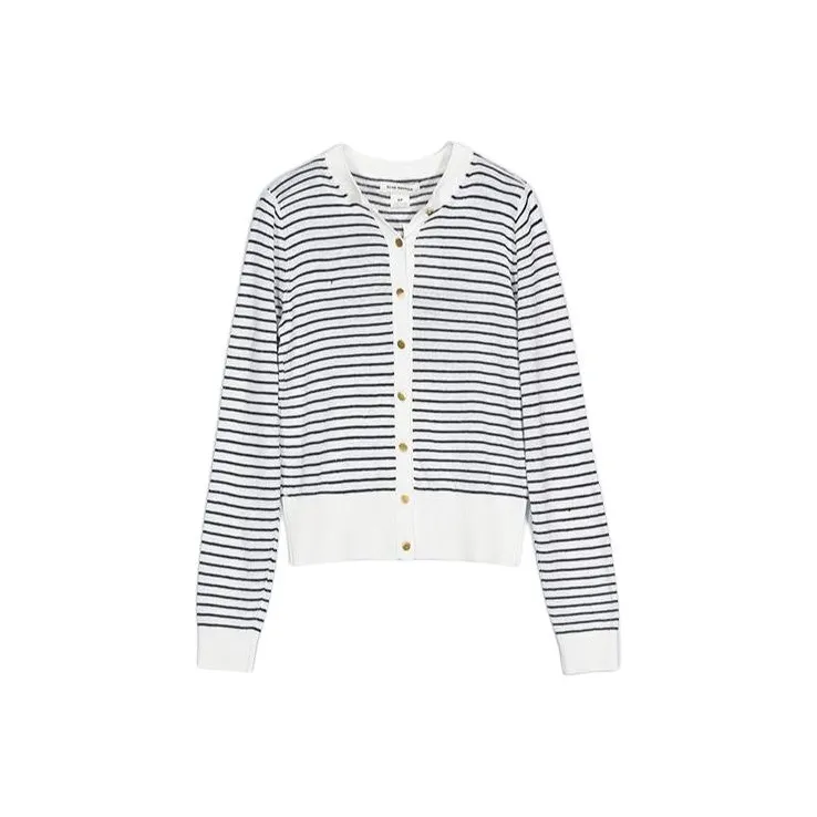 CLUB MONACO Knitwear Women's Blue White Stripes