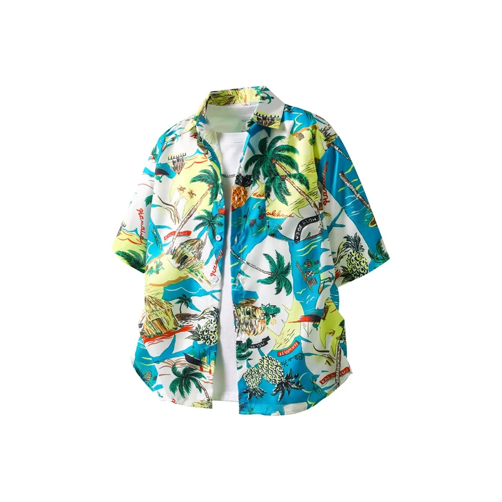 BEAR UNION Красный Унисекс Рубашки