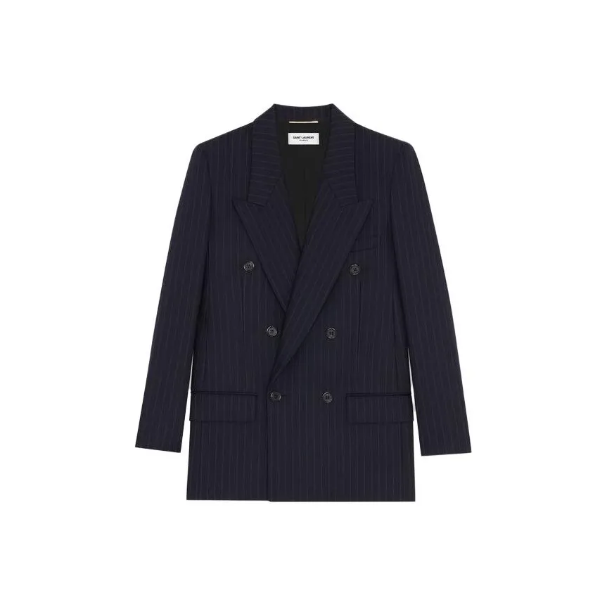 SAINT LAURENT Pinstripe Double breasted Blazer