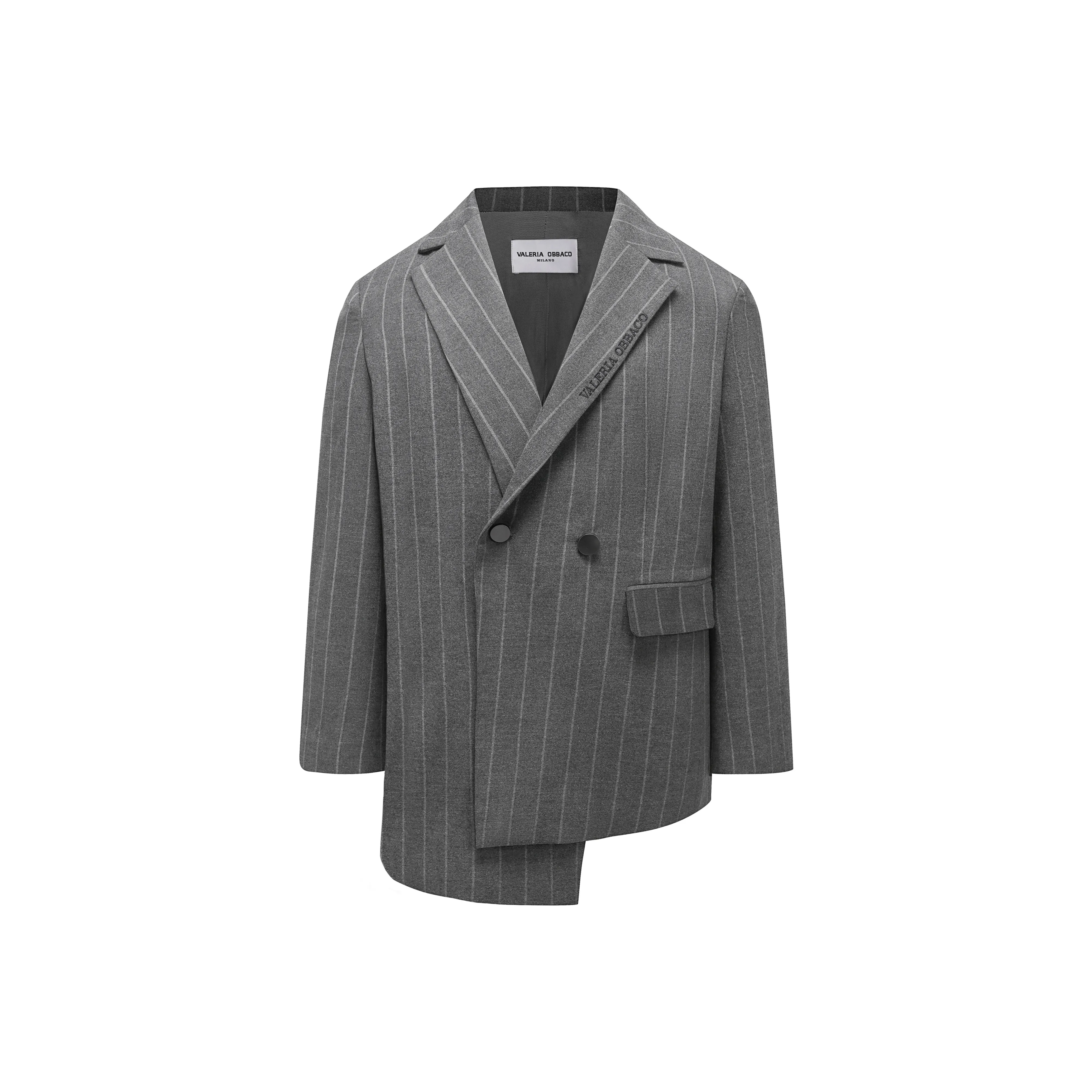 Valeria Obbaco Темно-серый Женские офисные костюмы