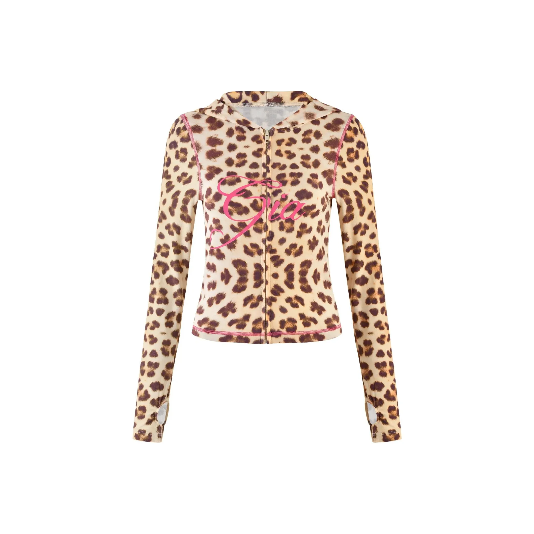 I.AM.GIA BLARE Толстовка Женский Леопард Леопардовый принт