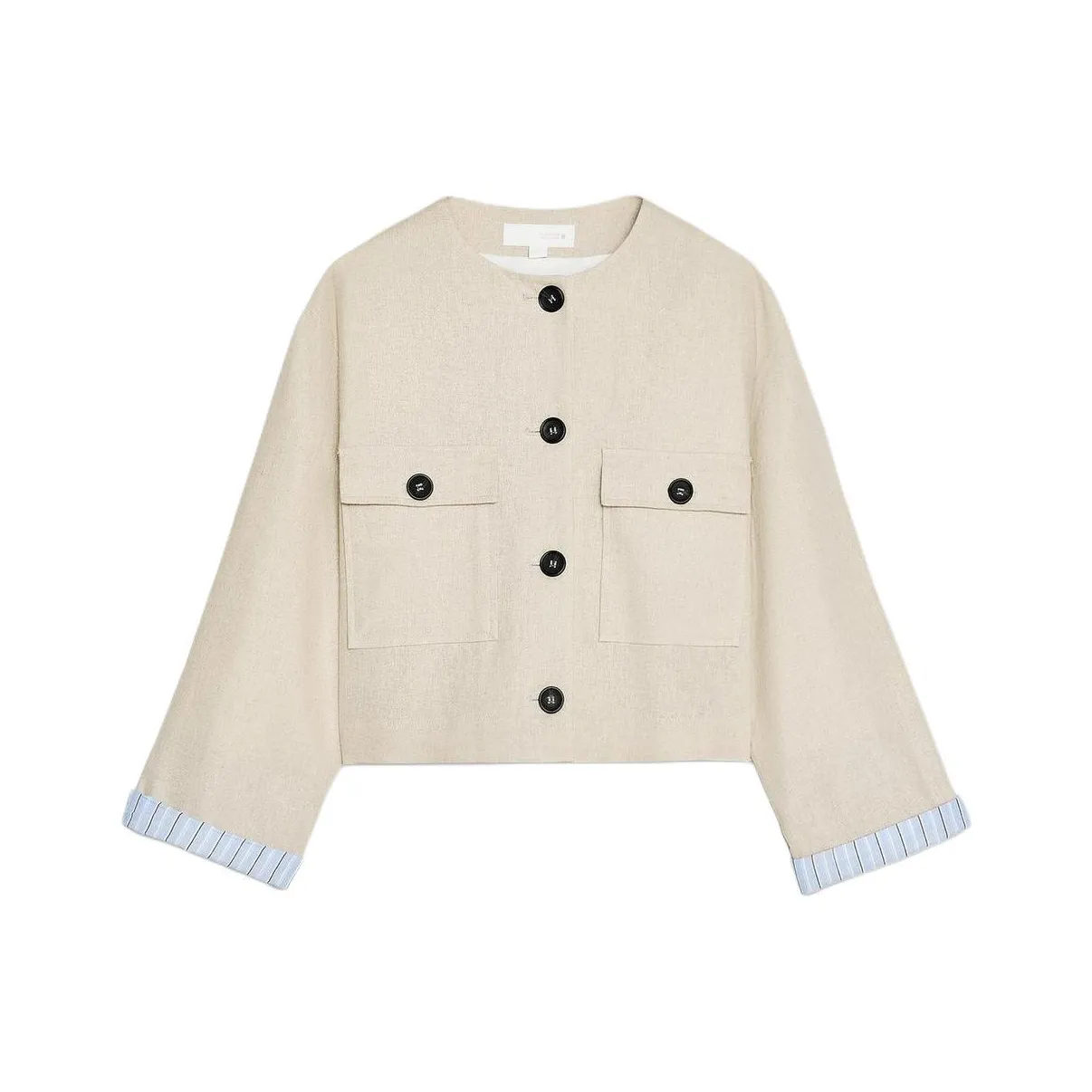 ZARA Jackets & Coats Women's Light Beige