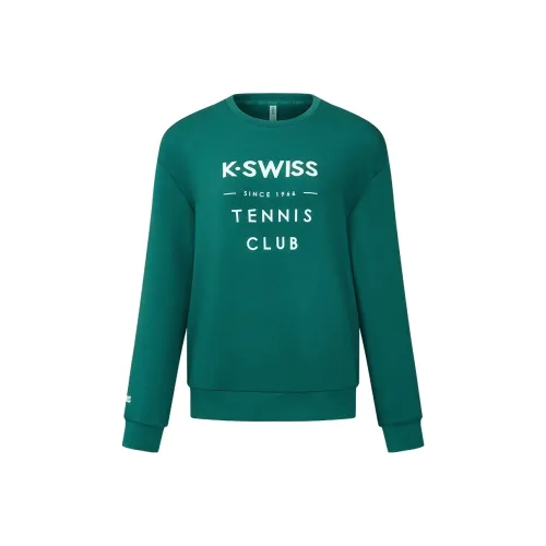 K·SWISS Зеленый Женские Свитшоты