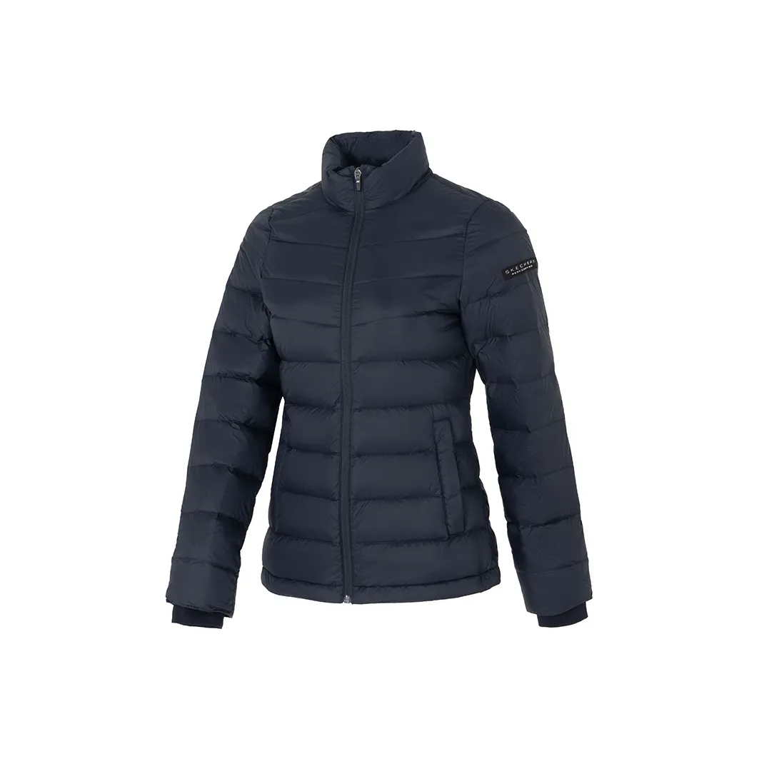 Skechers Comfortable Sports Collection Lifestyle Collection Пуховик Женский Черный