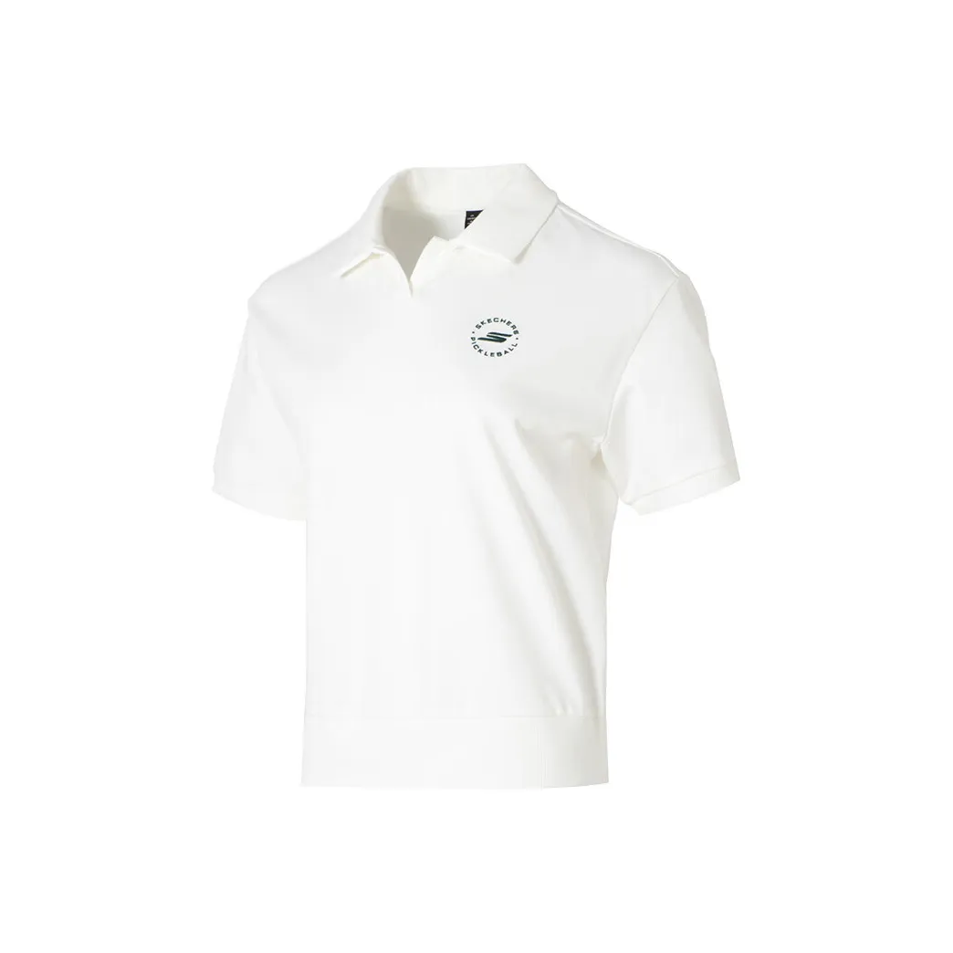Skechers Comfort Sports Series Поло Женское Белое 02UN