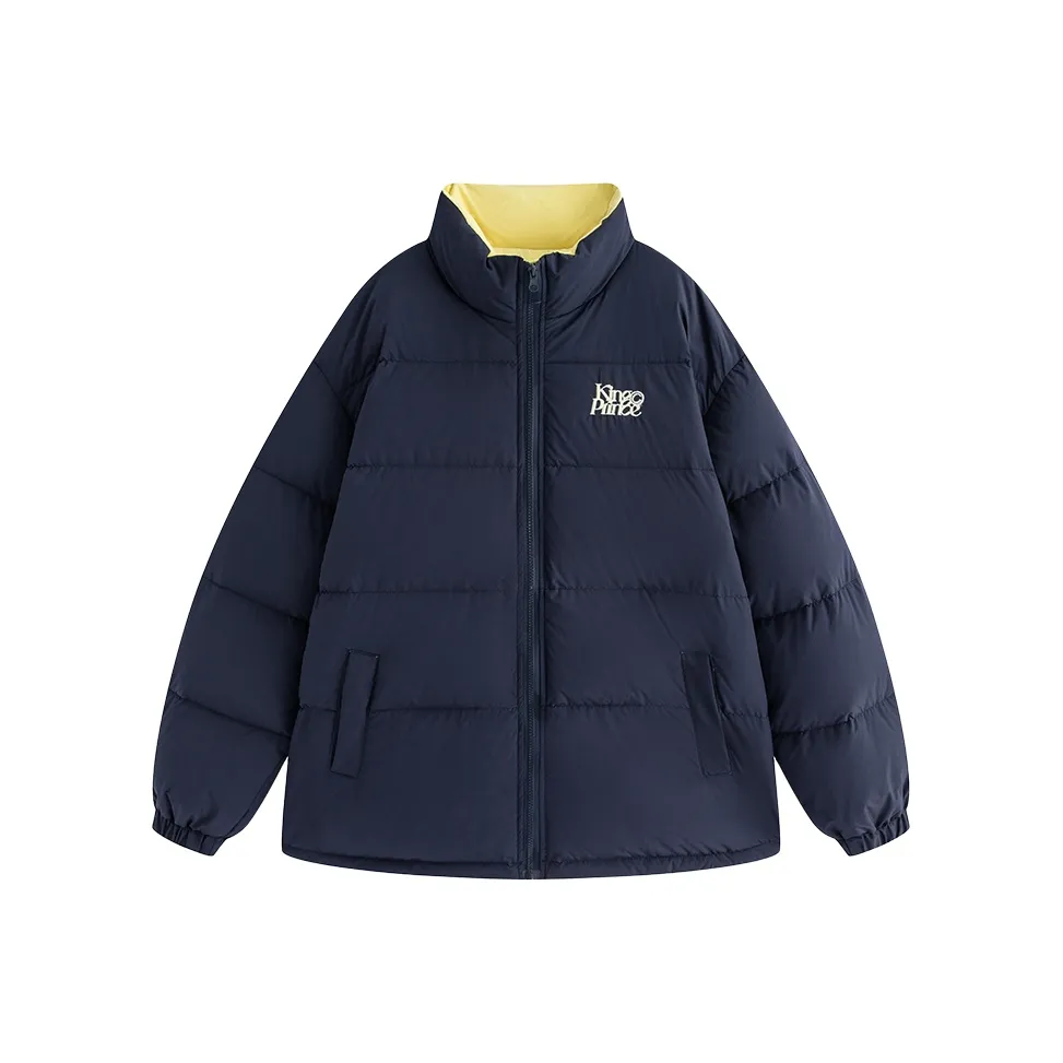 KING PRINCE Пуховик Женский Темно-Синий