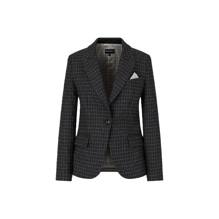 EMPORIO ARMANI Business Suits Coats Women's Black