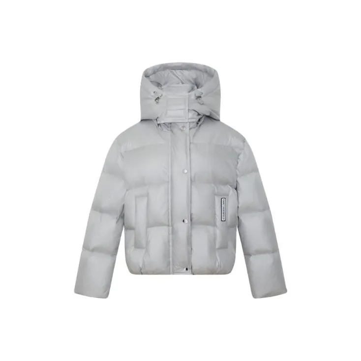 Karl Lagerfeld Пуховик Женский Серебряный