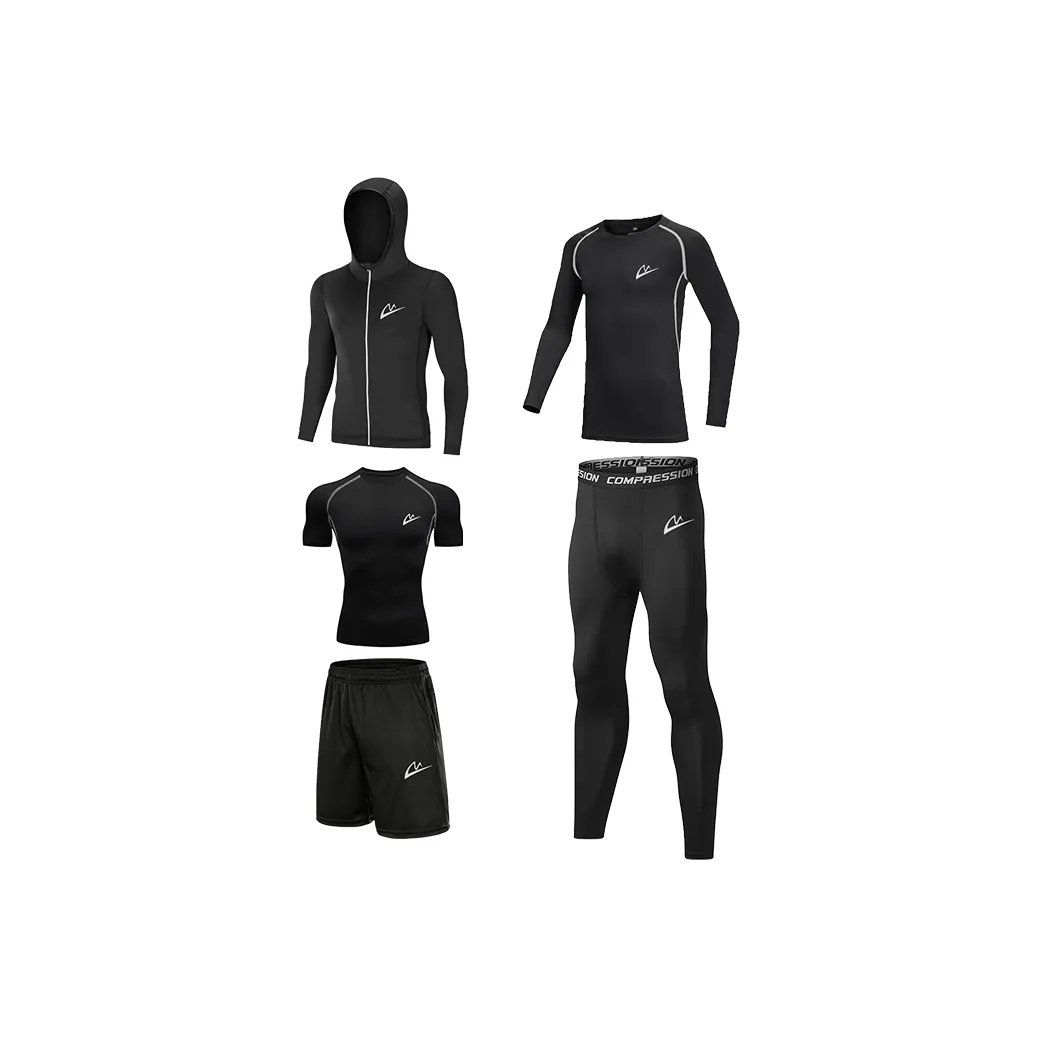 Sonic Cat Бег Комплекты Одежды Мужской Черный