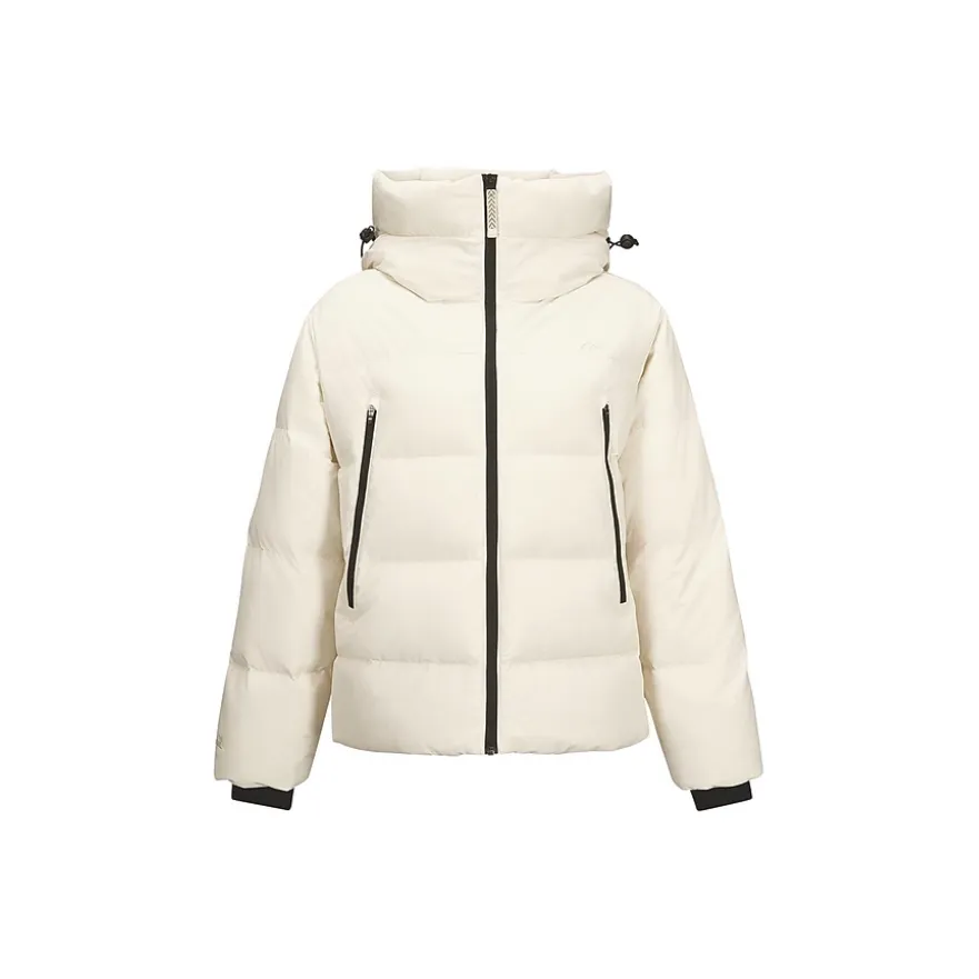 Skechers Mountain And Wild Outdoor Series Down Jacket Women's Egg White