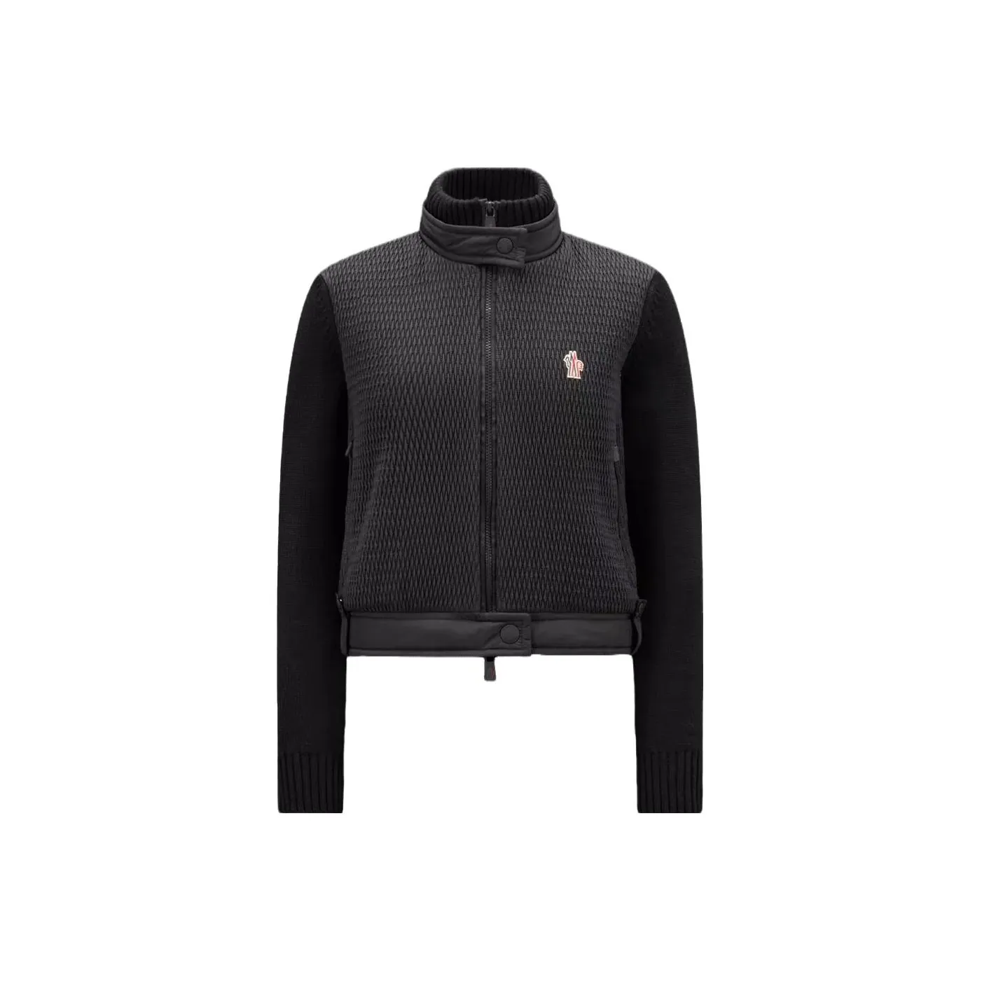 Moncler Virgin Wool Zip up Ski Jacket