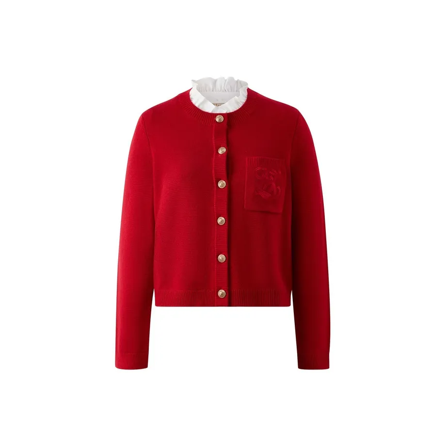 E.land Красный 20Red Женские Трикотаж