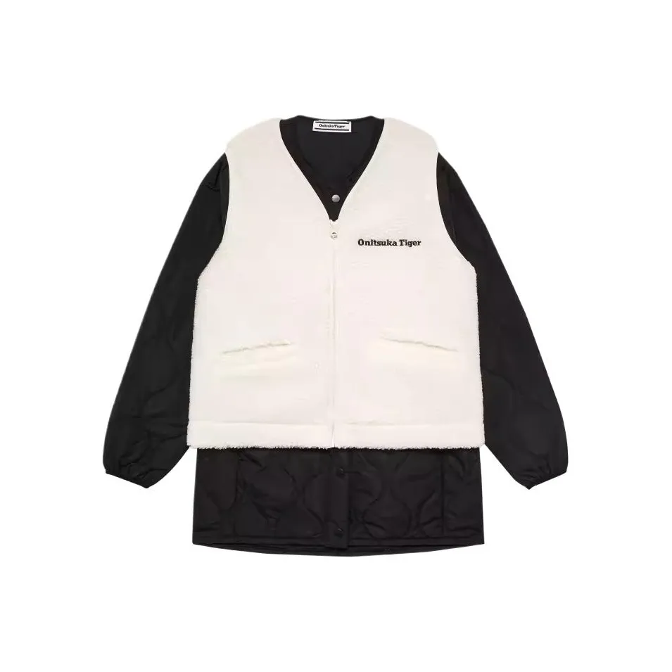 Onitsuka Tiger FW/AW22 Jacket Women's Black/Ecru