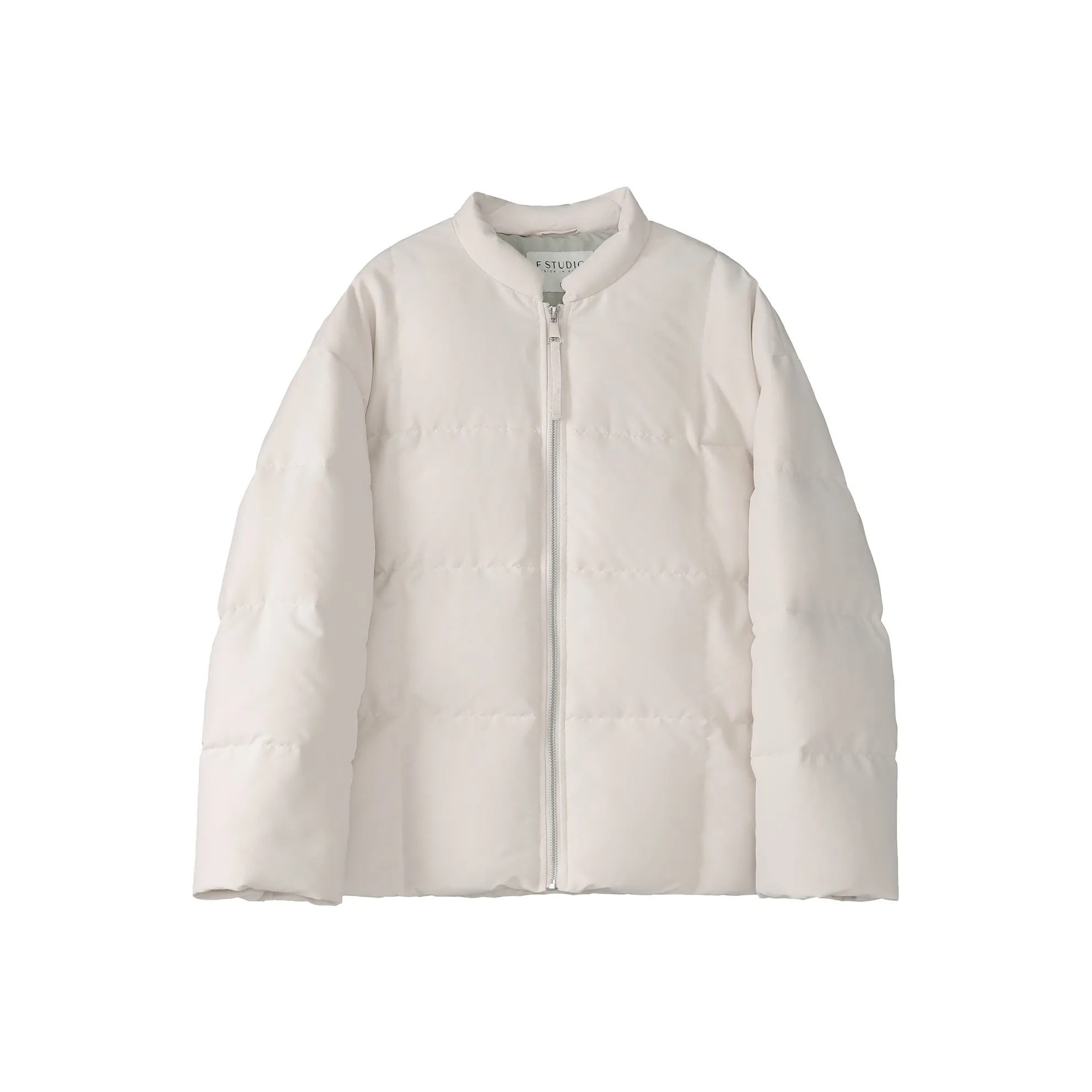 Fstudio Korean Commute Loose Fit Petite Cropped Down Jacket Women's Apricot