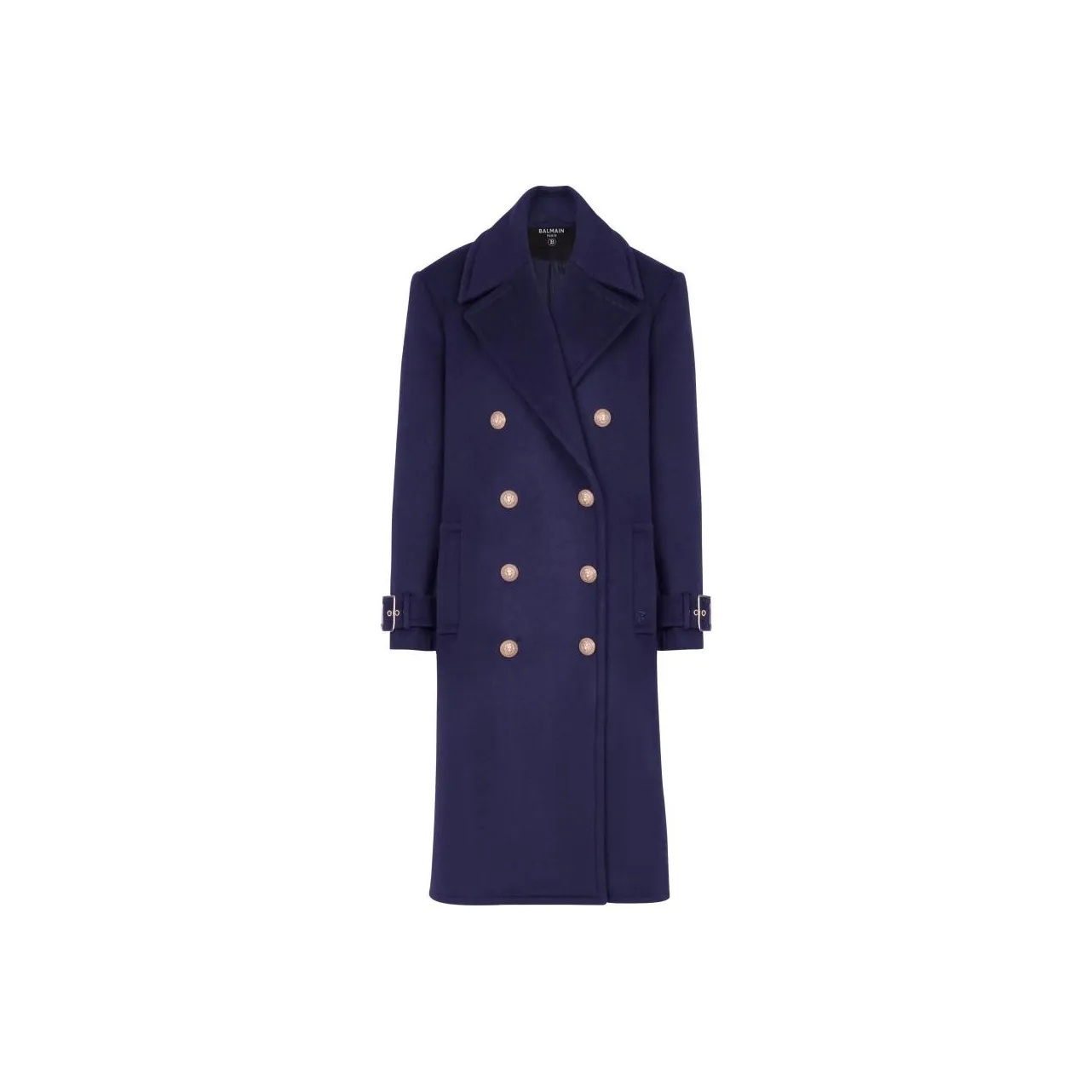BALMAIN Double breasted Wool Coat