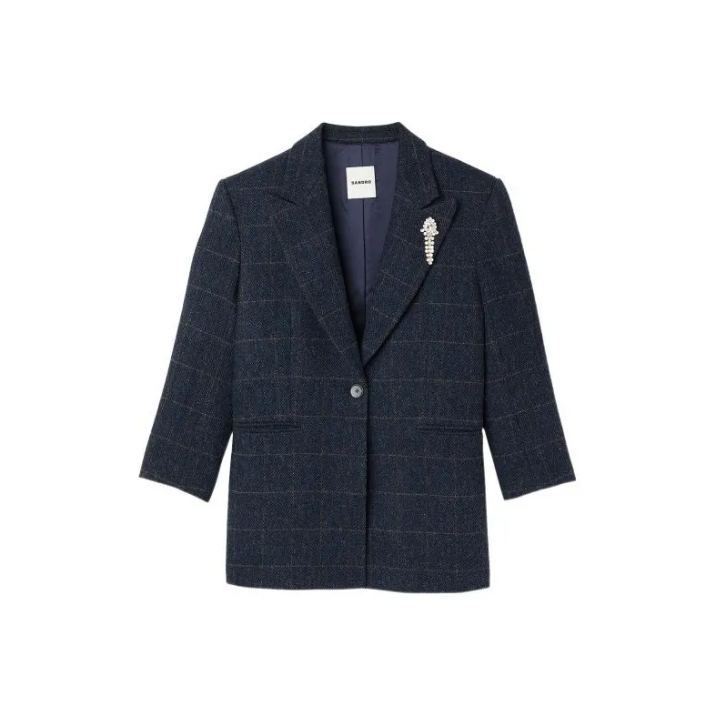 Sandro Business Suits Women's Dark Blue