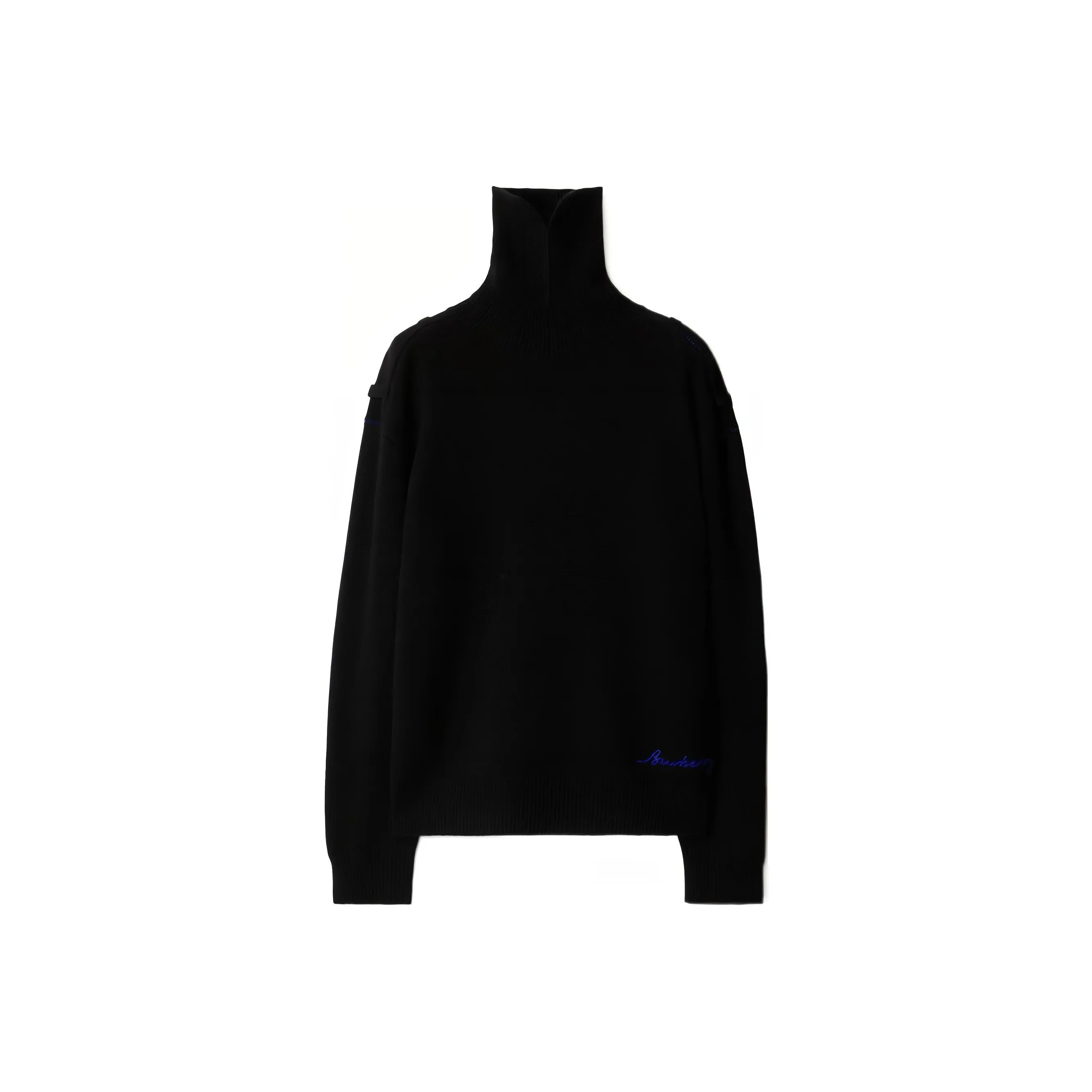 Burberry Wool Knit Turtleneck 'Black'