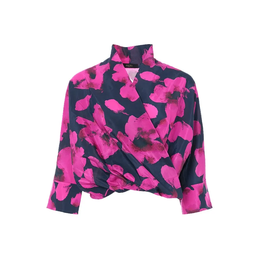 BESIONIA SS25 Shirt Women's Red Pattern