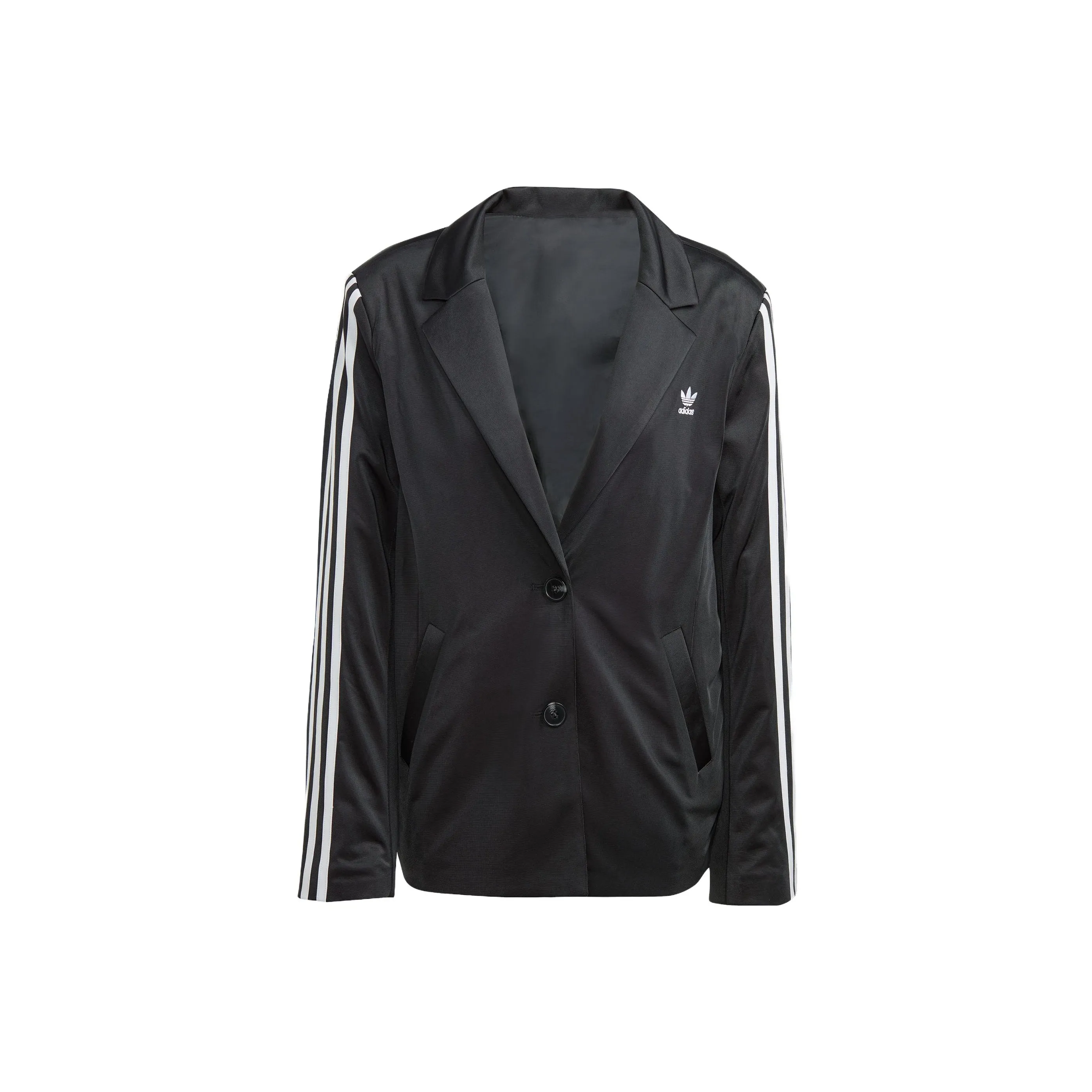 Adidas Logo embroidered Striped Blazer