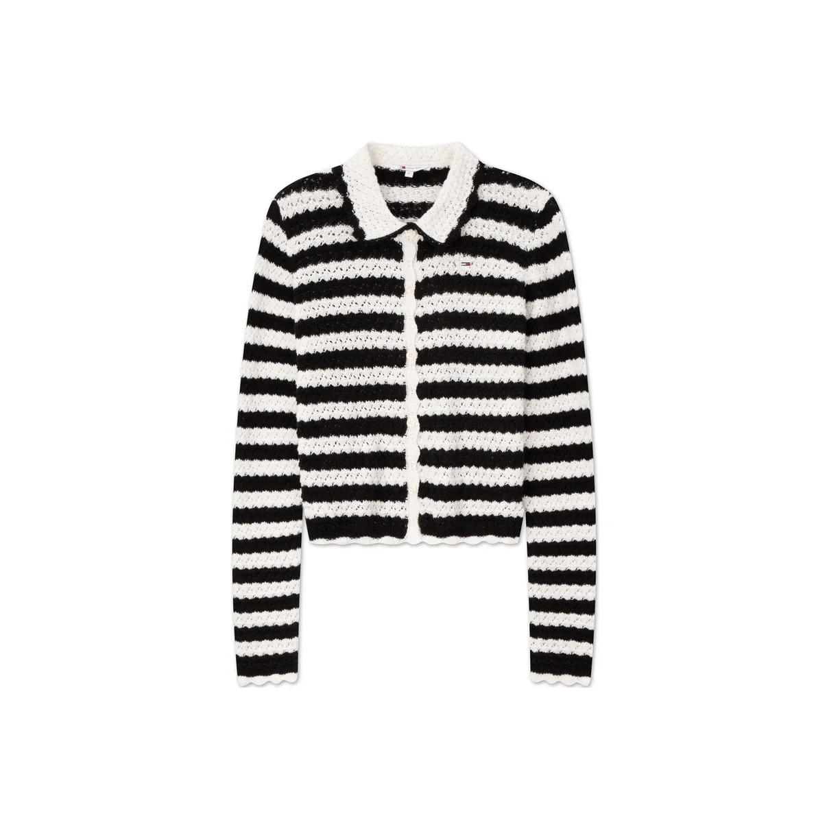Tommy Hilfiger Knitwear Women's Black White Stripes