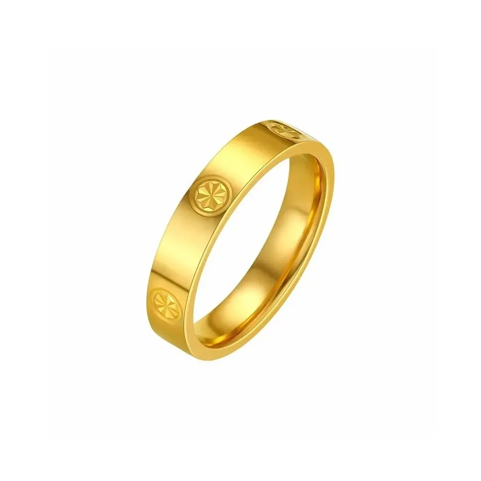 FANSHINER Alloy, Surface Gold Plated Rings Unisex