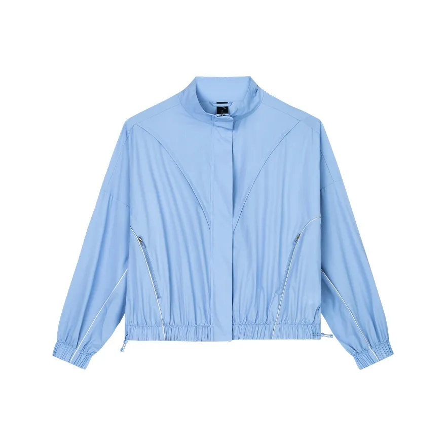 CHAOJIANTA Jackets & Coats Women's Dusty Blue