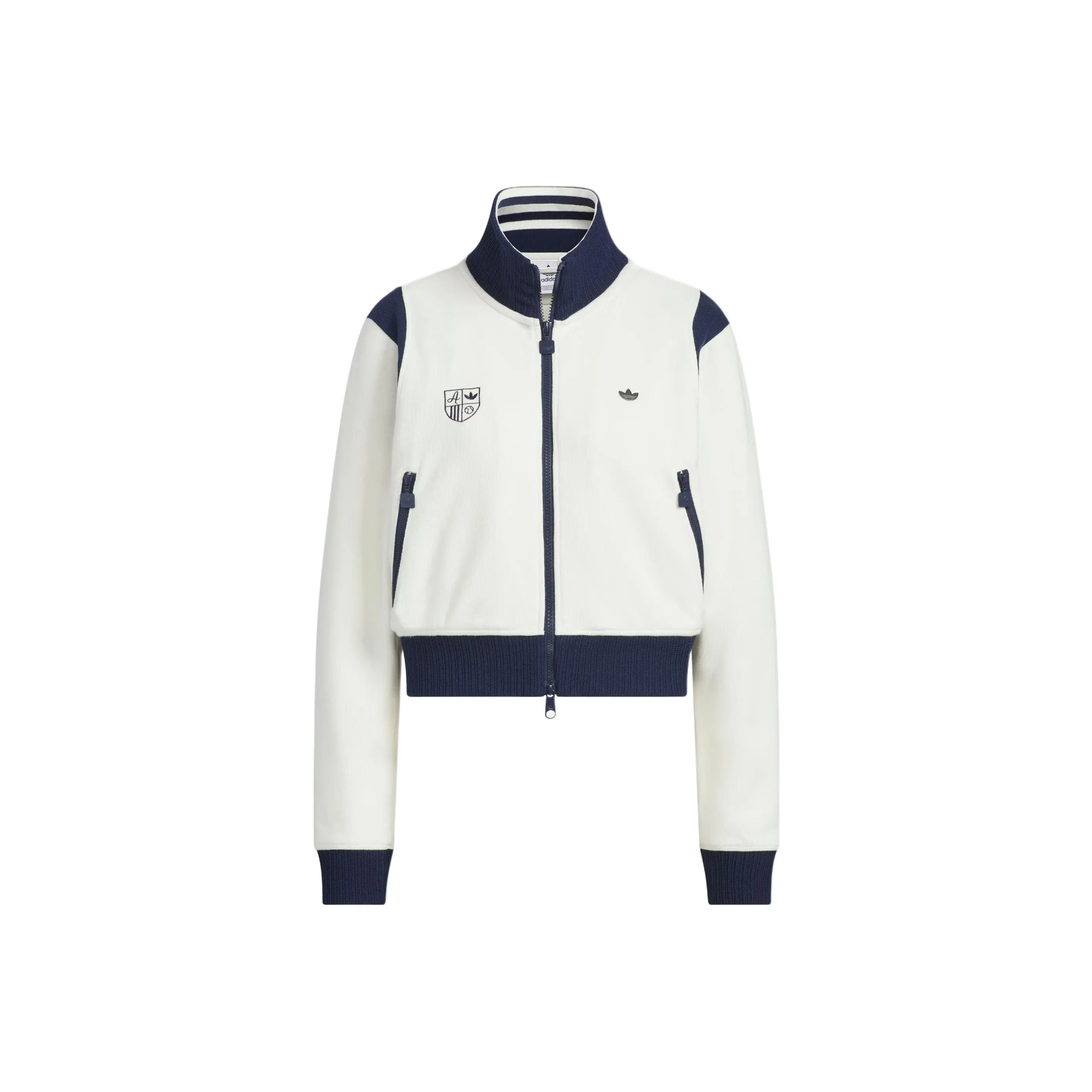 Adidas Originals RETROTRACK Топ Sporty Клуб Куртки Пальто Женские Нефритовый Белый