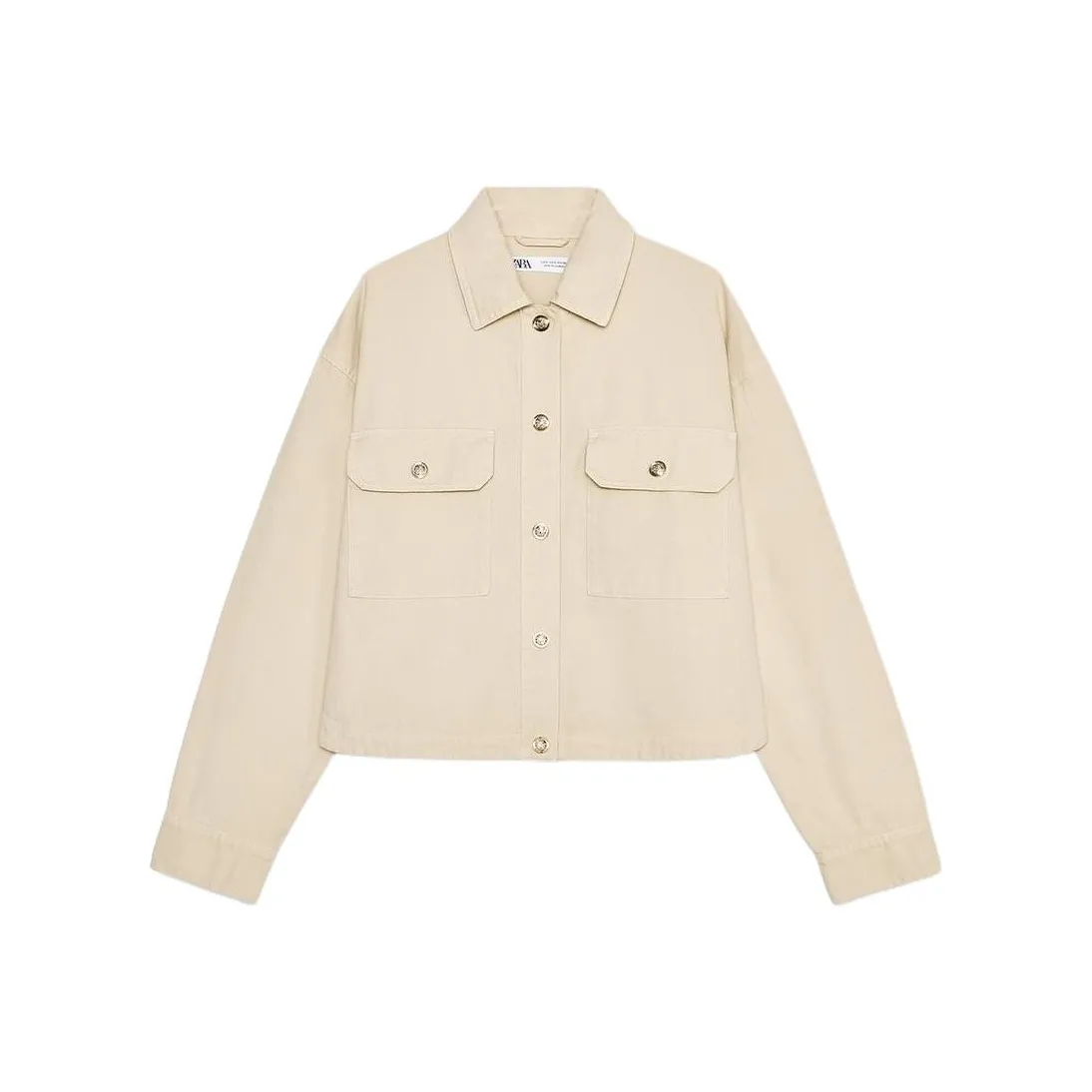 ZARA Куртки и Пальто Женские Коричневый