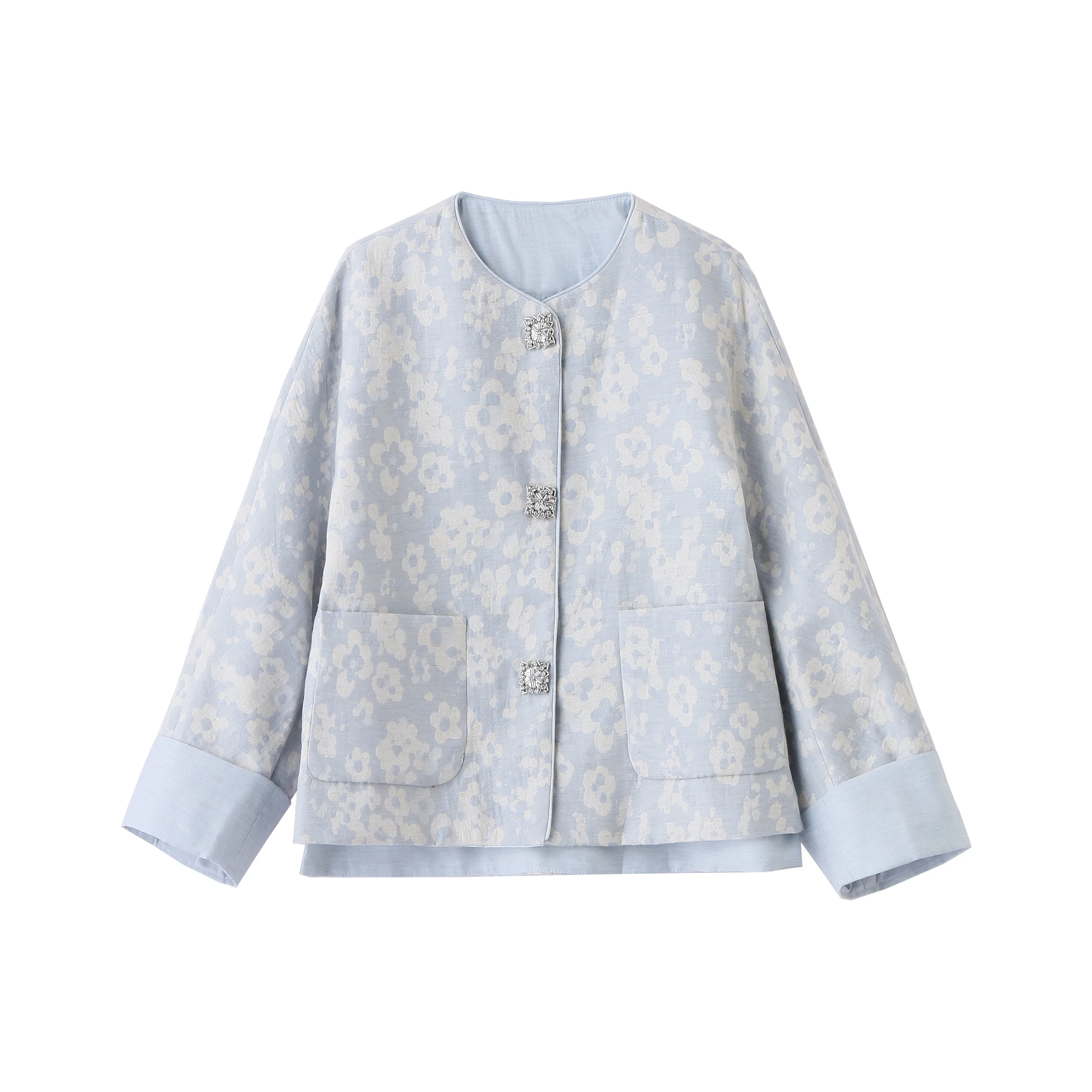 Yi Mengyuan Куртки Пальто Женские Blue