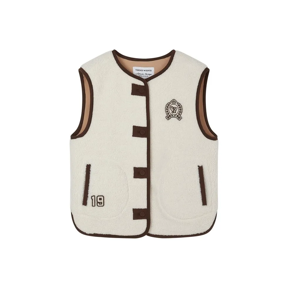 Teenie Weenie Жилет Женские Айвори Белый