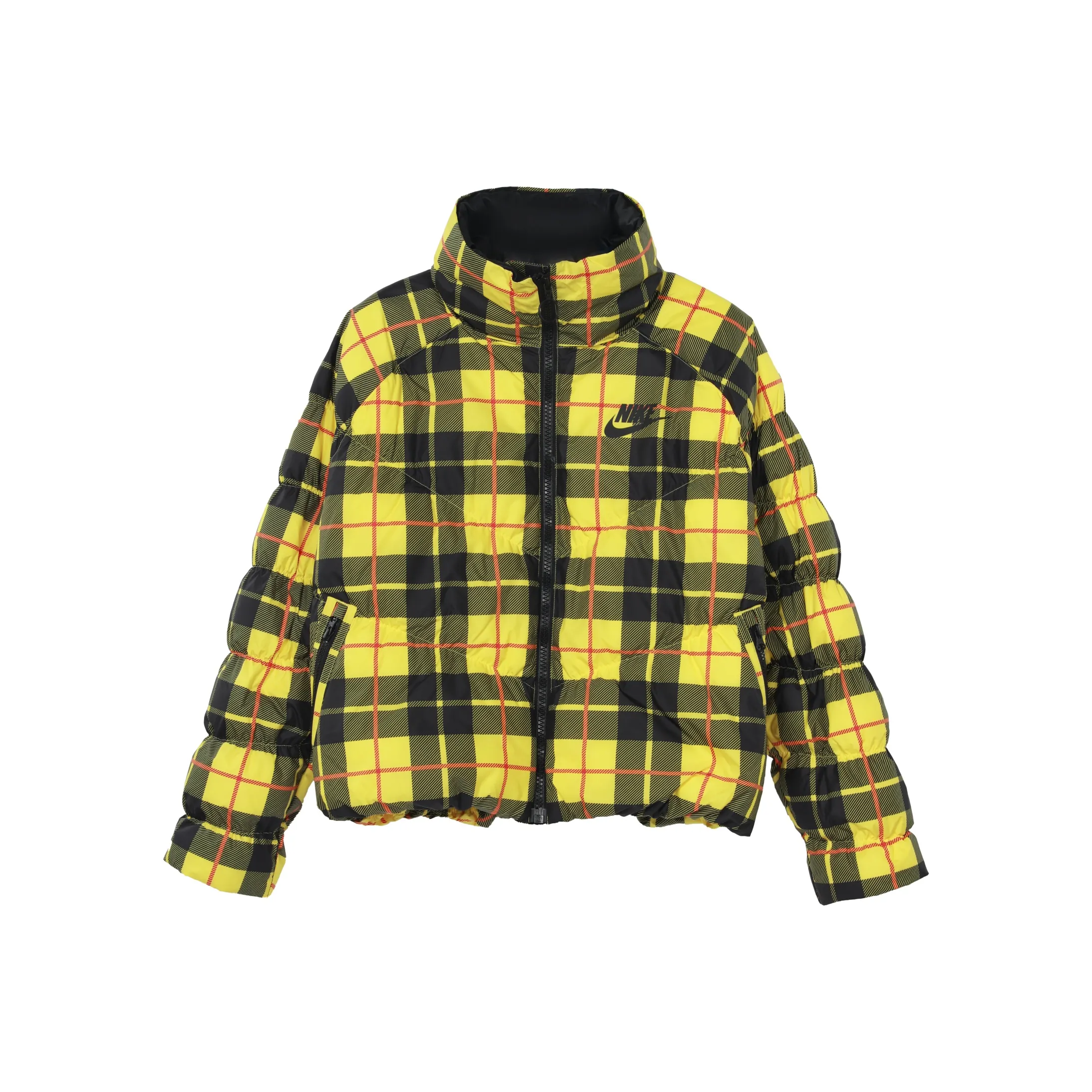 NIKE Chromium Желтые Женские Объёмные Куртки (Пуфы)