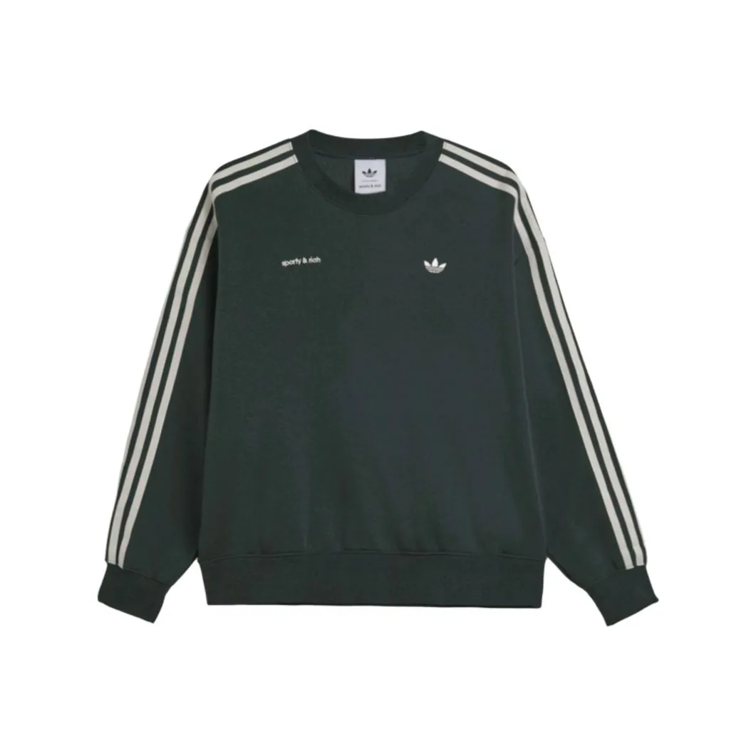 Adidas Originals x Sporty Rich SS25 Толстовка Женская Зеленая