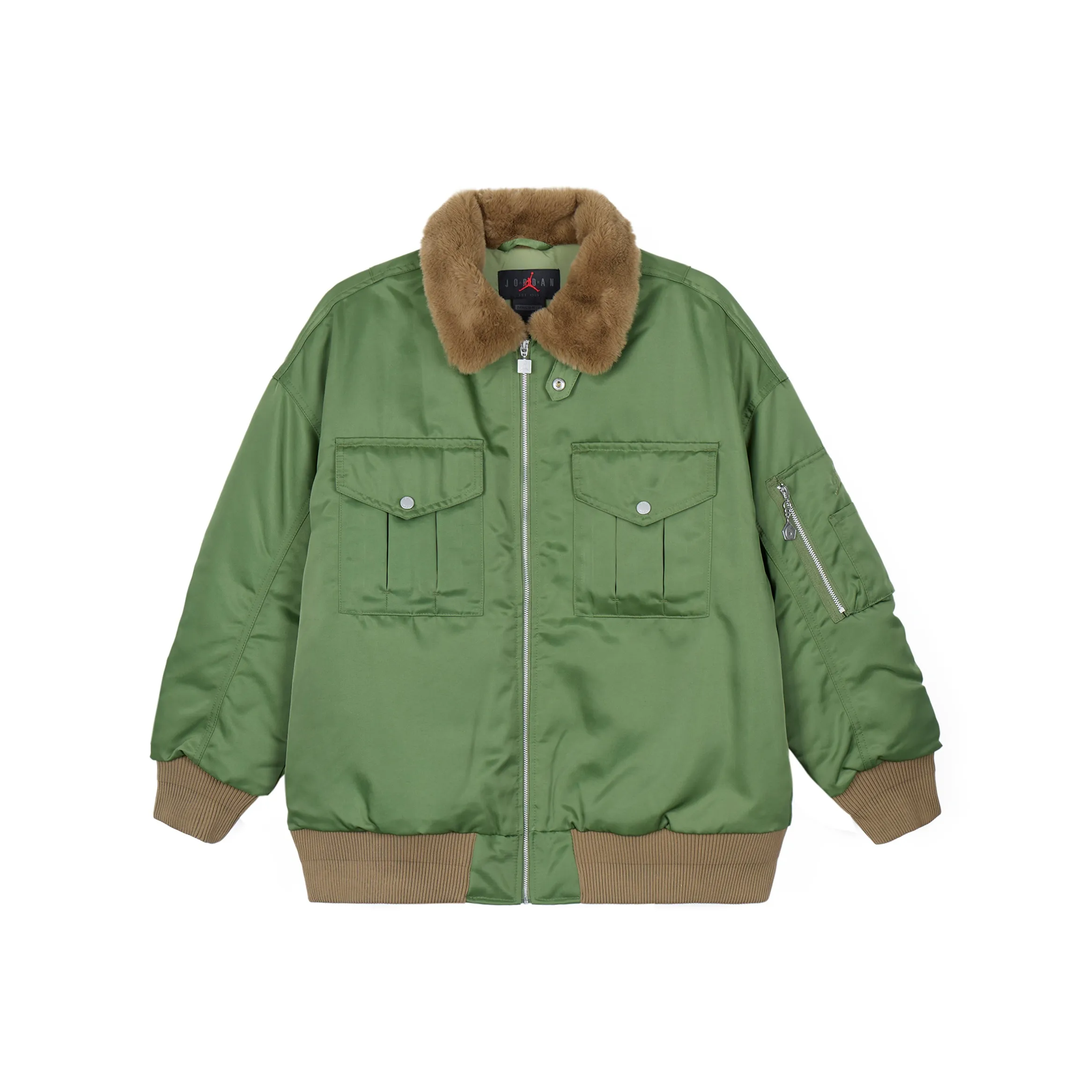 Джордан Куртки и Пальто Женские Светло-Оливково-Желтые