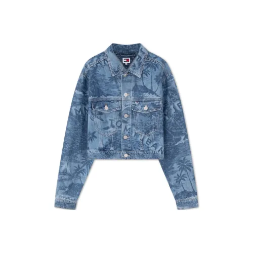 Tommy Hilfiger Джинсовый синий 1A5 Женские джинсовые куртки