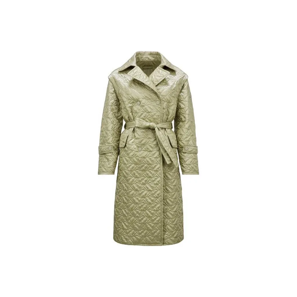 Moncler Samare Belted Quilted Coat