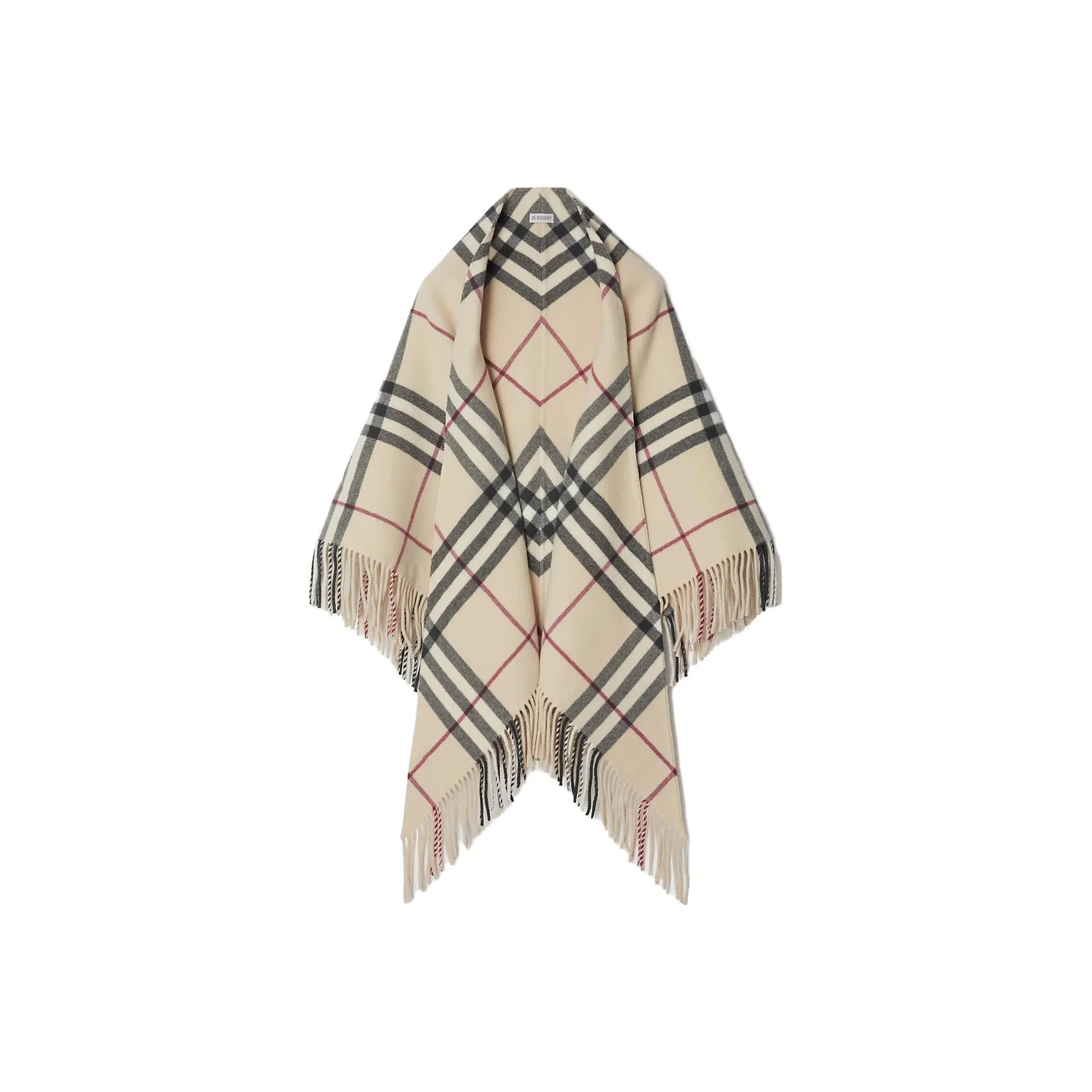 Burberry Vintage check Wool Cape