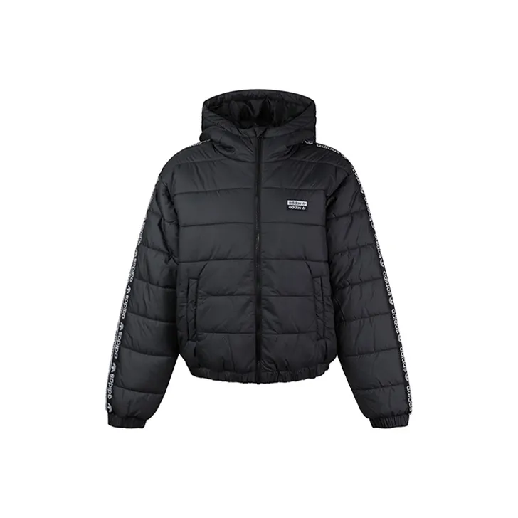 adidas originals Черное Женское Короткое Пальто