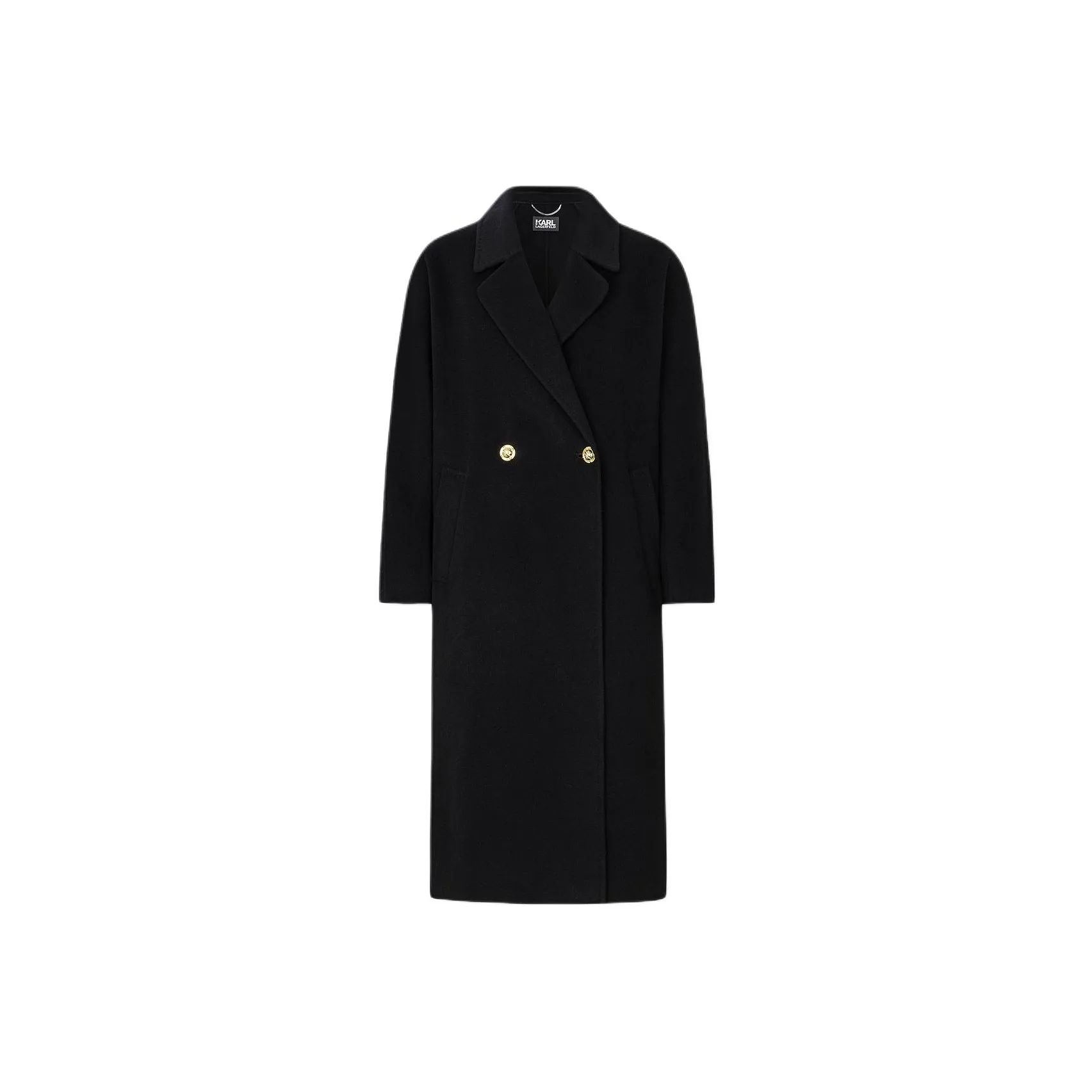Пальто KARL LAGERFELD Женское Черное
